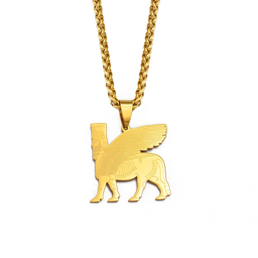 Lamassu Pendant Necklace