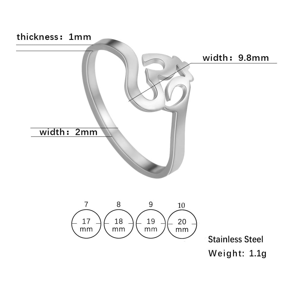 Ohm Mandala Ring