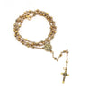 Jesus Christ on the Cross Rosary Necklace