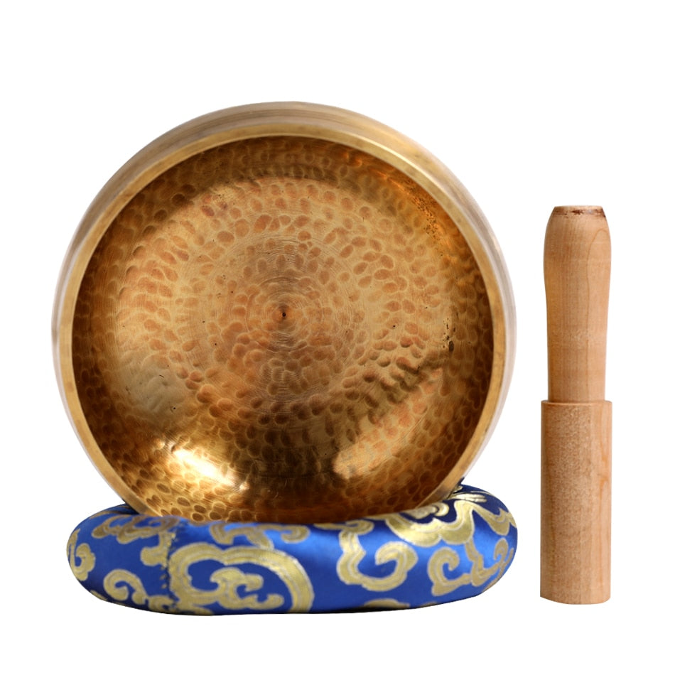 Traditional Tibetan Singing Bowl Set Handmade