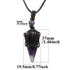 Natural Healing Crystal Pendant Necklace