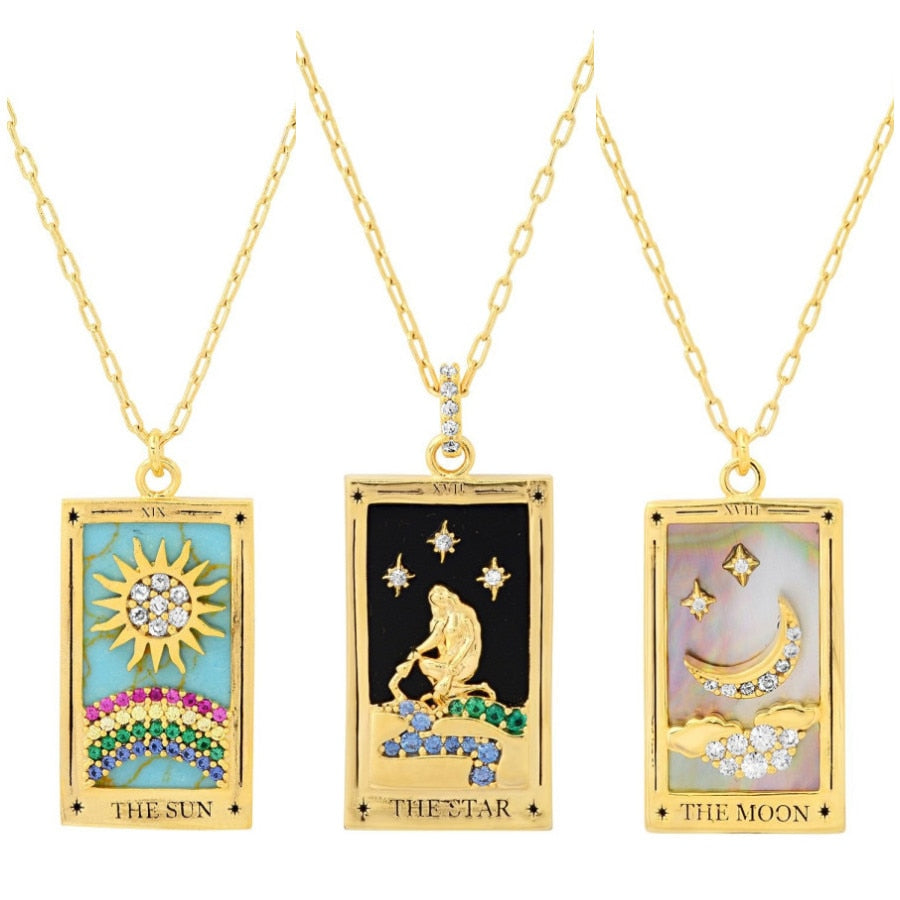 Tarot Pendant & Necklace of the Major Arcana