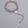 Jesus Christ on the Cross Rosary Necklace