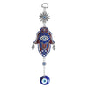 Hamsa Hand with Evil Eye Wall Hanging for Blessings & Protection