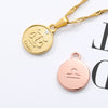 Zodiac Coin Pendant Necklace