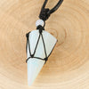 Natural Healing Crystal Pendant Necklace