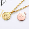 Zodiac Coin Pendant Necklace