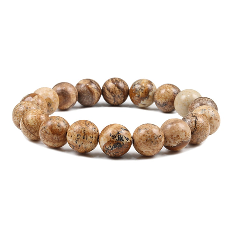 Handmade Natural Stone Bead Bracelets