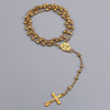 Jesus Christ on the Cross Rosary Necklace