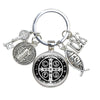 Saint Benedict Medallion Keychain