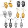 Portrait of Queen Mother Idia of the Benin Empire Mask Earrings