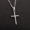 Crystal Cross Pendant Necklace