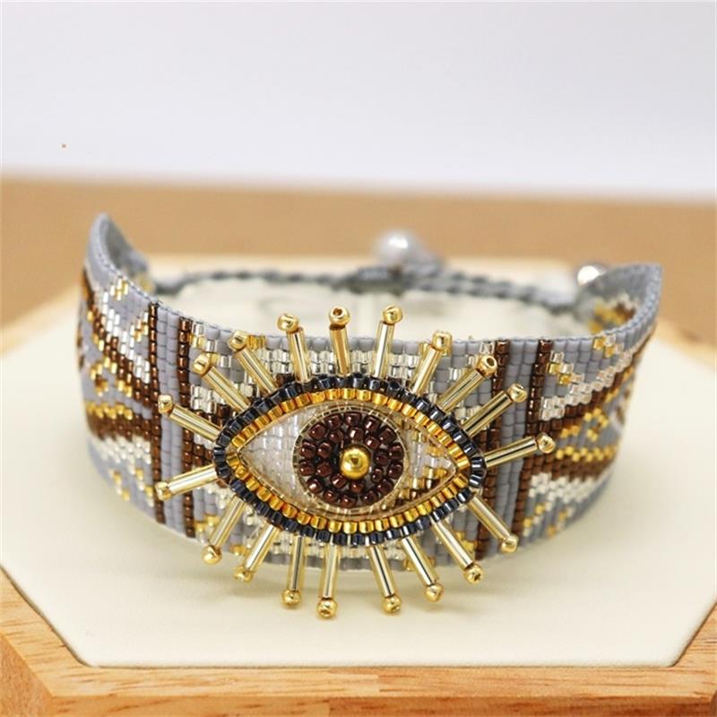 Evil Eye Handmade Beaded Bracelet