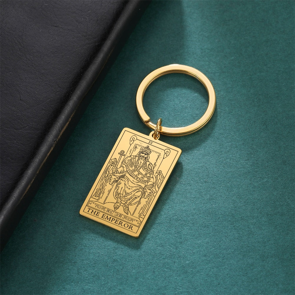 Tarot Keychain Pendant of the Major Arcana