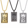 Skeleton Tarot Pendant Necklace of the Major Arcana