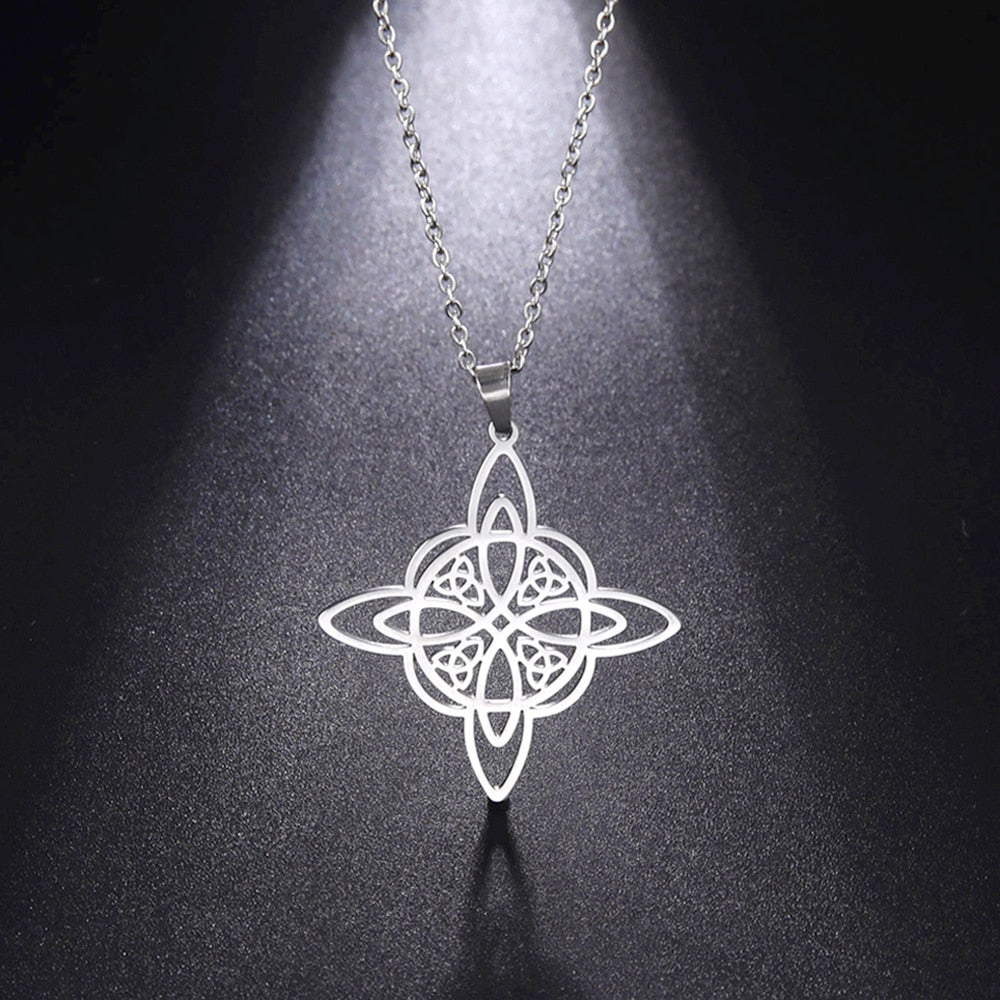 Wicca Knot Pendant Necklace