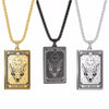 Skeleton Tarot Pendant Necklace of the Major Arcana