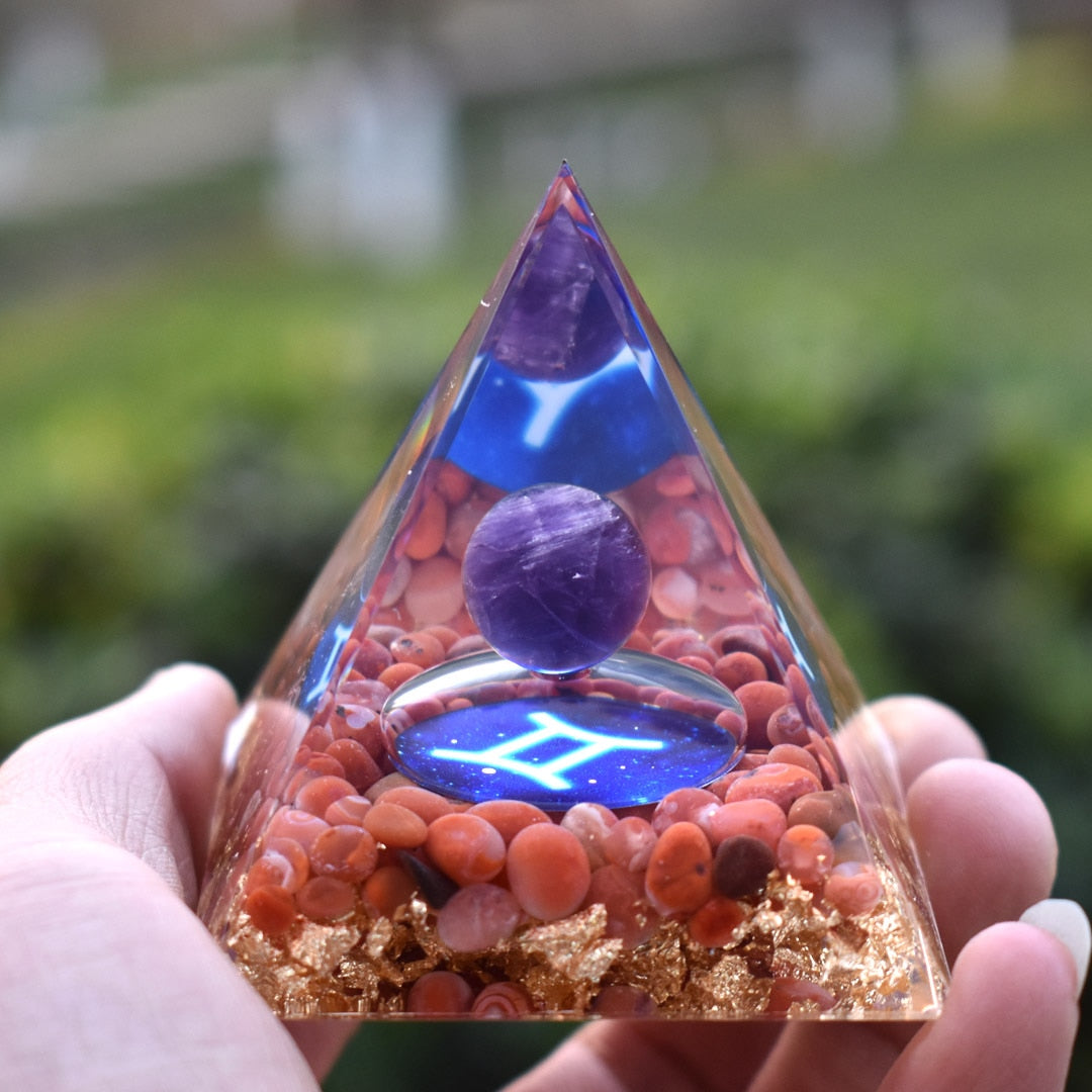 Orgone Pyramid 6cm for Energy Generation & Protection