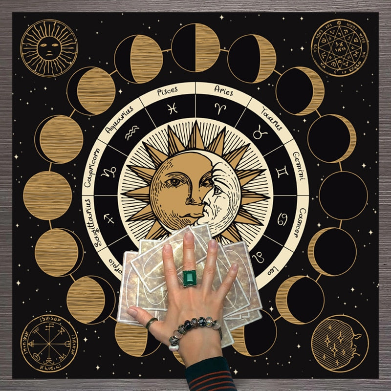 Moon Phase Tarot & Altar Cloth