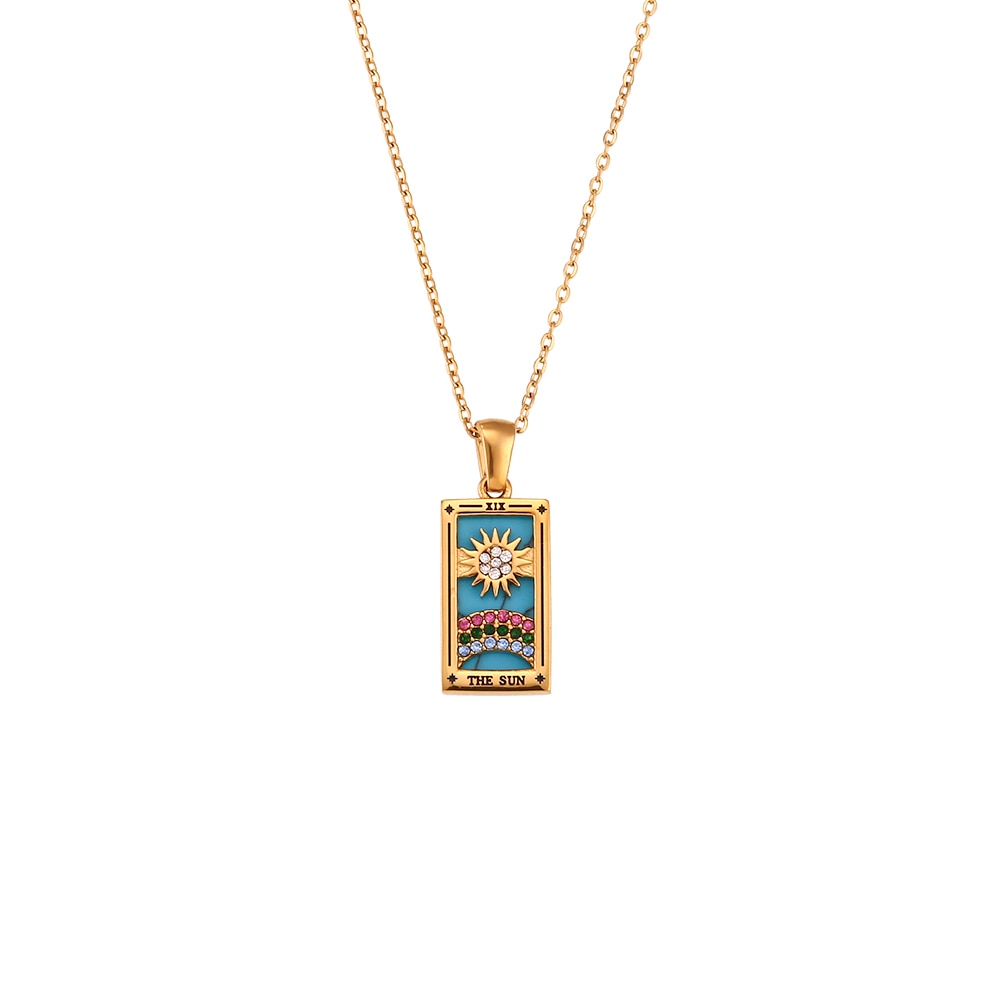 Tarot Pendant & Necklace in Color