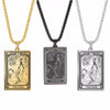 Skeleton Tarot Pendant Necklace of the Major Arcana