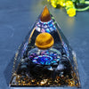 Orgone Pyramid Handmade w/ Natural Crystal