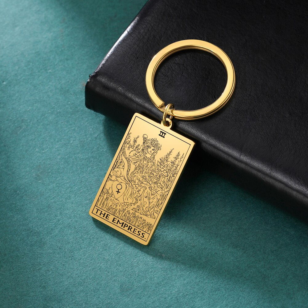 Tarot Keychain Pendant of the Major Arcana