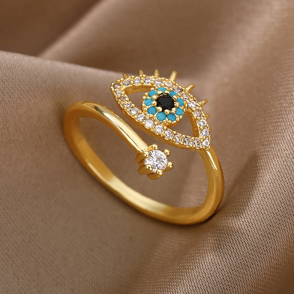 Lucky Evil Eye Ring For Women