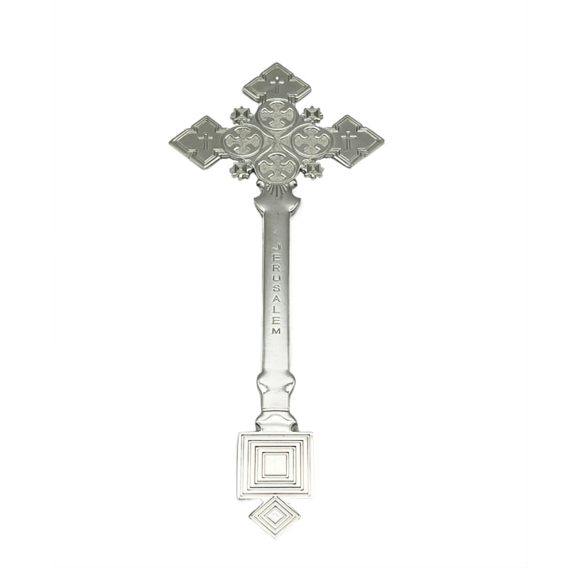 Blessing Crucifix (9 Inches in Gold & Silver)