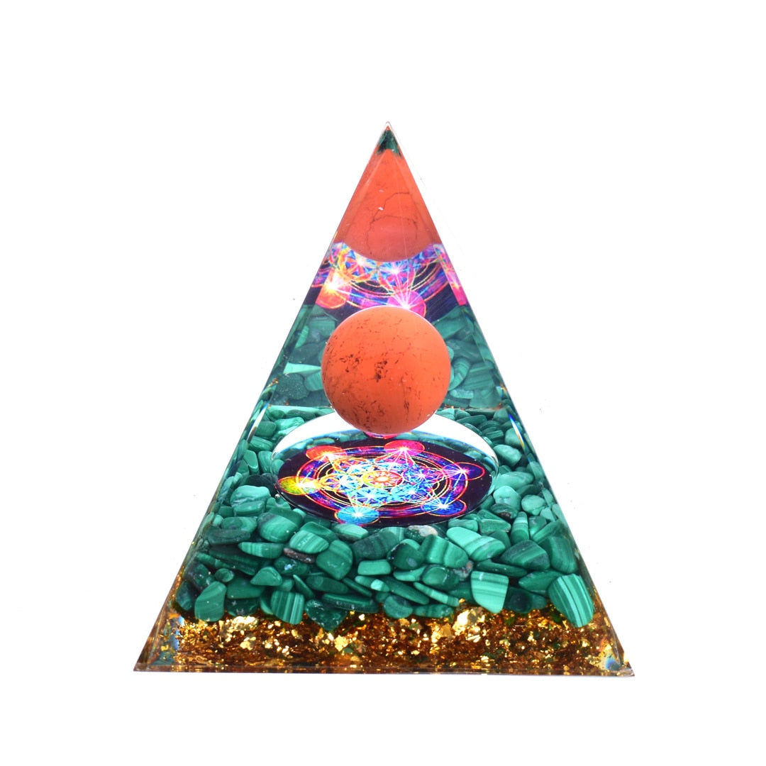 Orgone Pyramid 6cm for Energy Generation & Protection