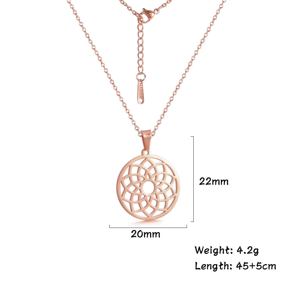 Flower of Life Pendent Necklace