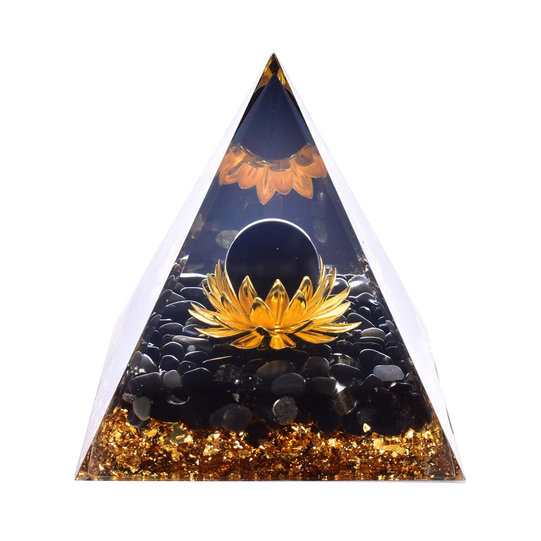 Orgone Pyramid 6cm for Energy Generation & Protection