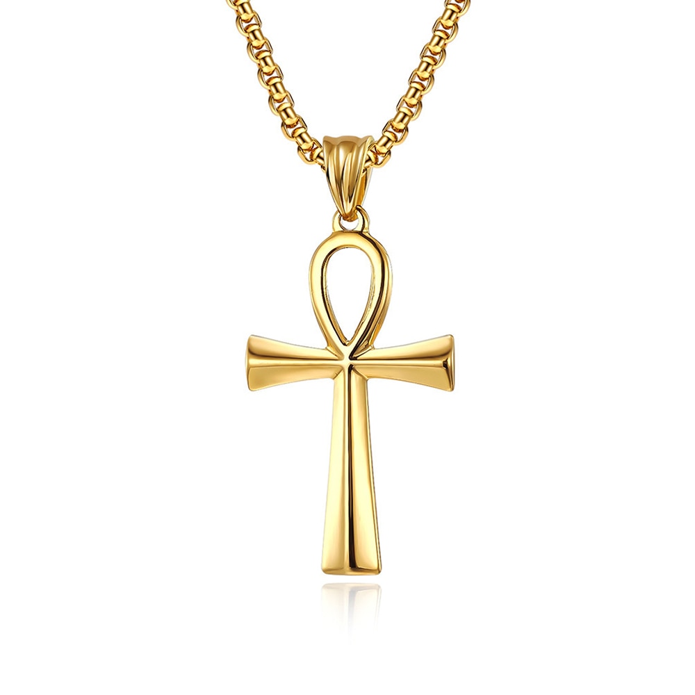 Ankh Cross Pendant Necklace - Hermetic Amulet