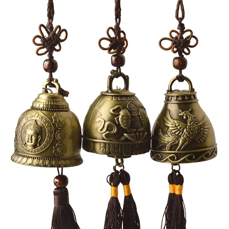 Feng Shui Copper Buddhist Wind Chimes