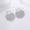 Flower of Life Hoops Earrings