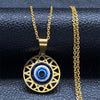 Evil Eye (Hamsa) Hand of Fatima Pendant Necklace