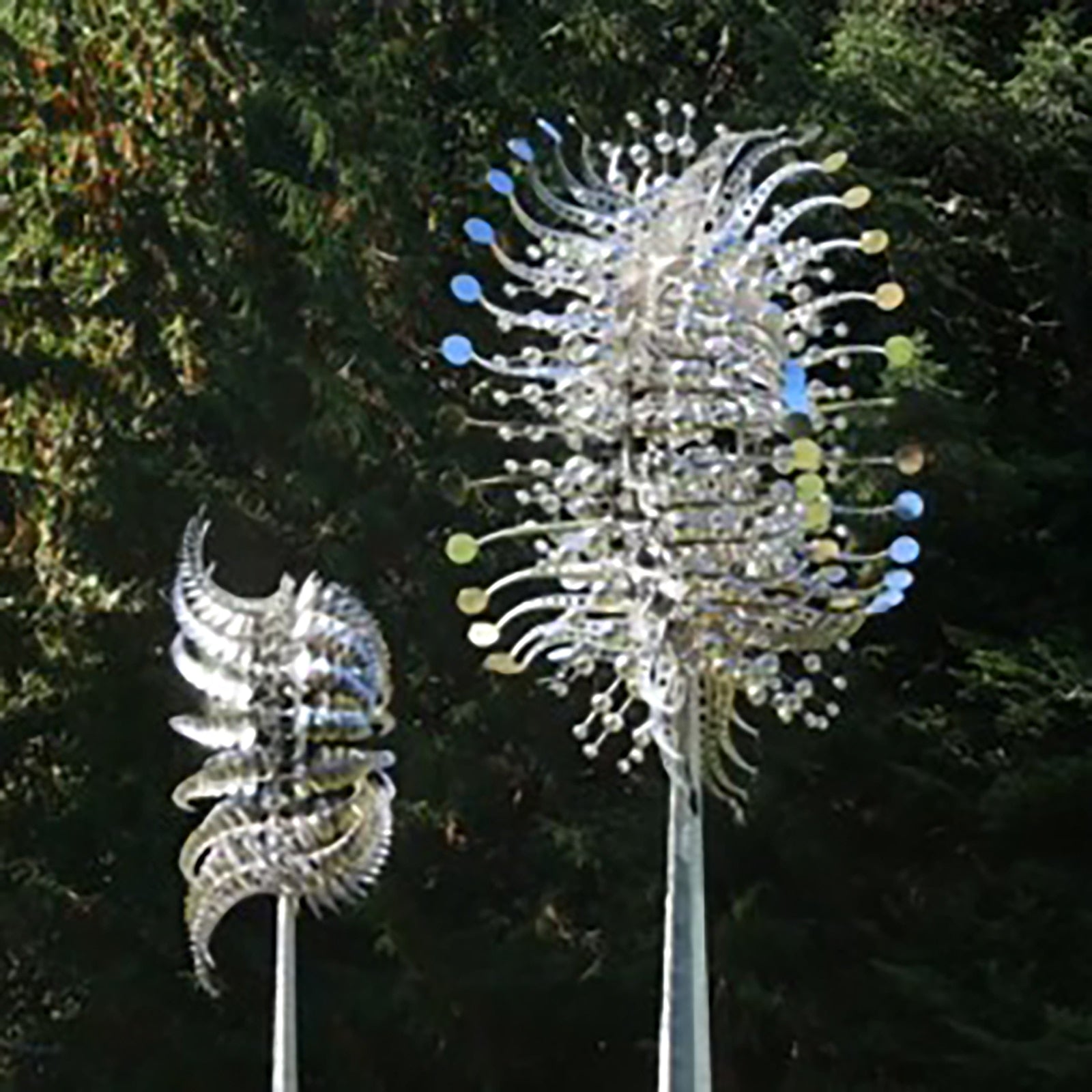 Kinetic Metal Solar Wind Powered Manifestation Dream Catchers