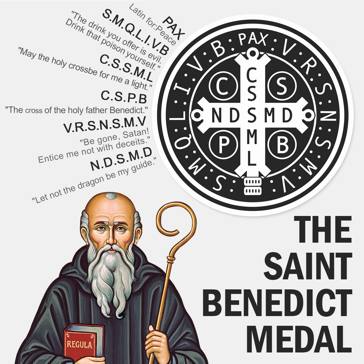 Saint Benedict Medal Ring