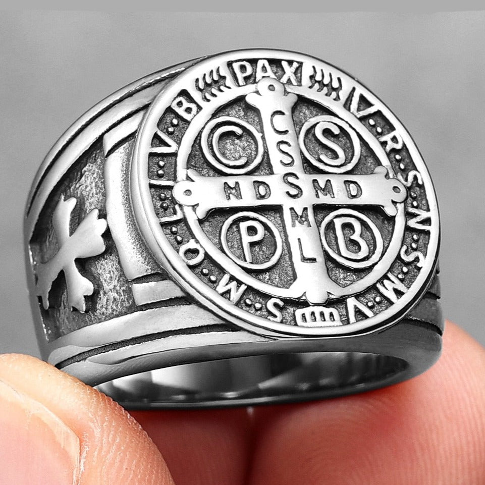 Saint Benedict Medal Ring