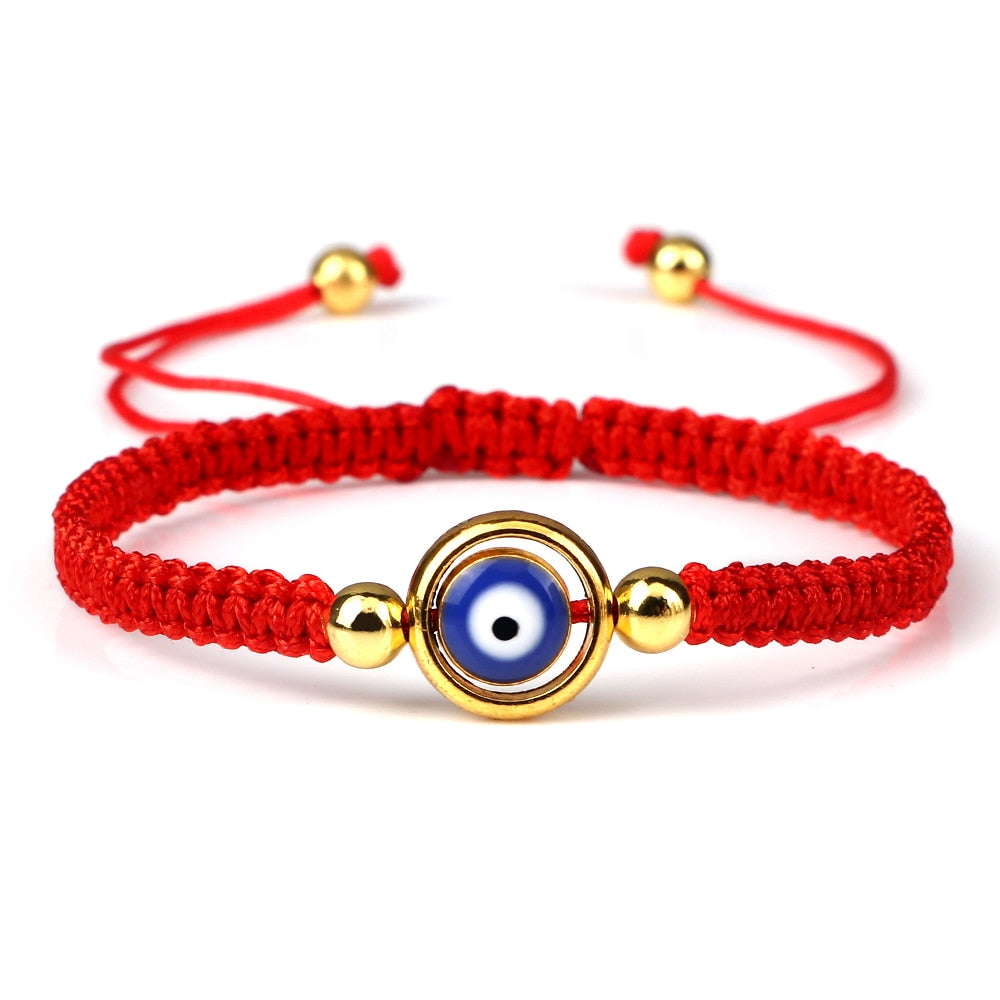 Evil Eye Braided Bracelet for Protection & Luck