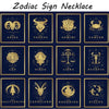 Zodiac Astrology Sign Pendant Necklace