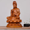 Rosewood Carving of Guanyin Buddha Statue