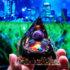 Handmade Orgone Pyramid in Various Stones & Crystals