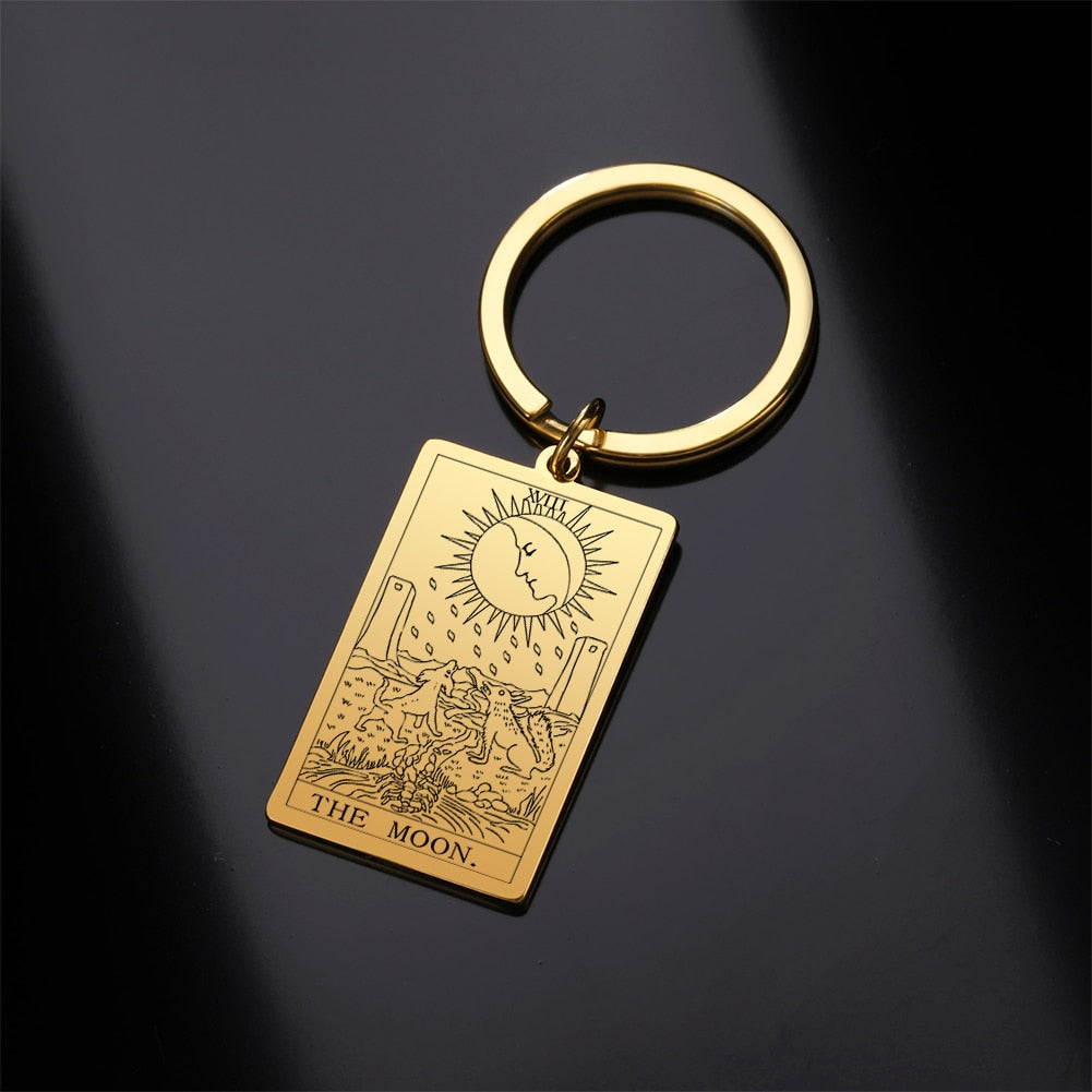 Tarot Keychain Pendant of the Major Arcana