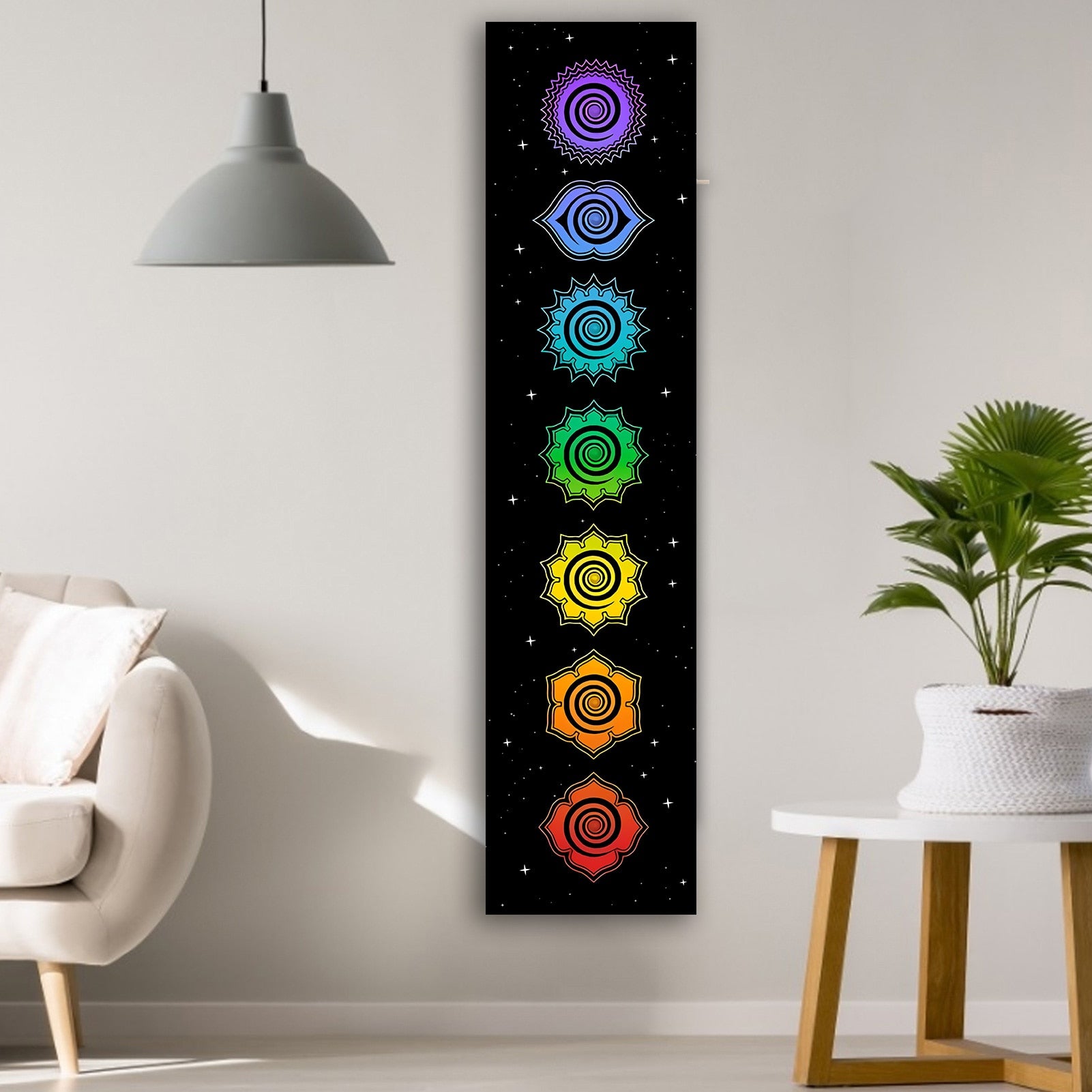 7 Chakras Tapestry Cosmic Energy Centers