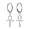 Egyptian Ankh Cross Drop Dangle Earring