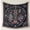 Throw Blanket with Various Occult Designs