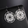 Flower of Life Hoops Earrings