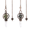 Merkaba Crystal Pendulum for Dowsing & Divination