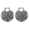 Flower of Life Hoops Earrings